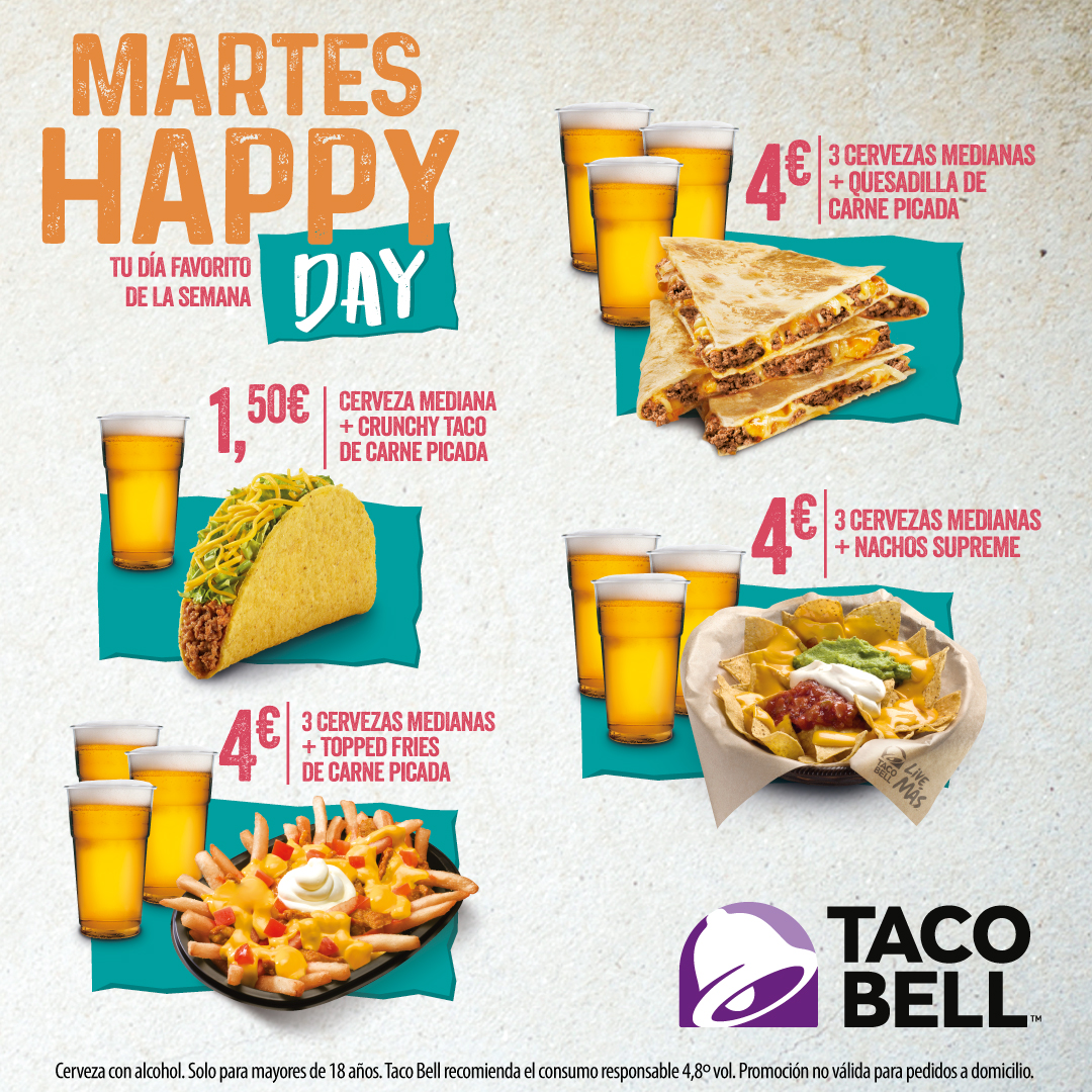 taco bell happy hour time